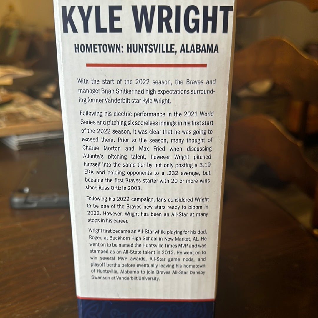 Kyle Wright “Hometown Series” Bobblehead (2023)