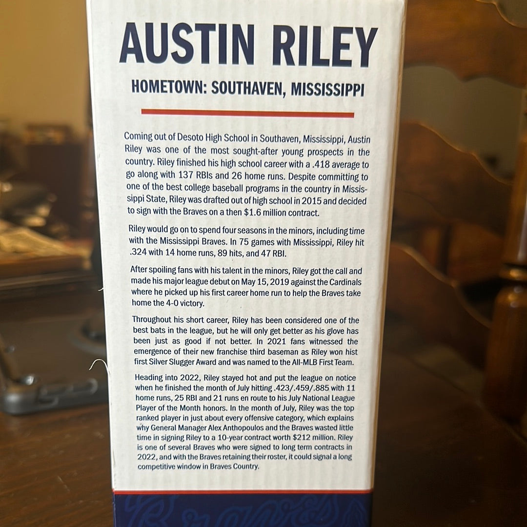 Austin Riley “Hometown Series” Bobblehead (2023)