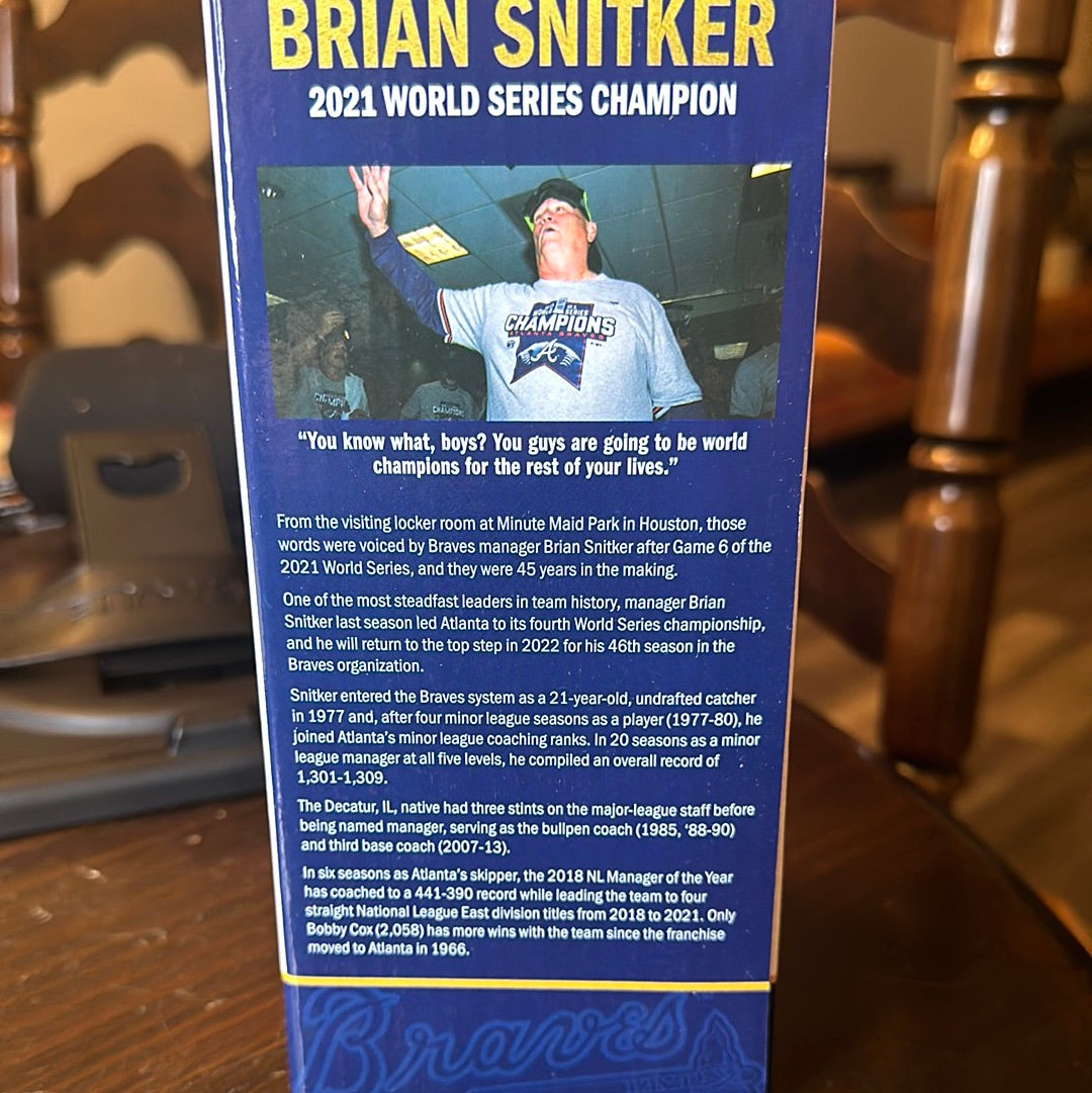 Brian Snitker Bobblehead (2022)