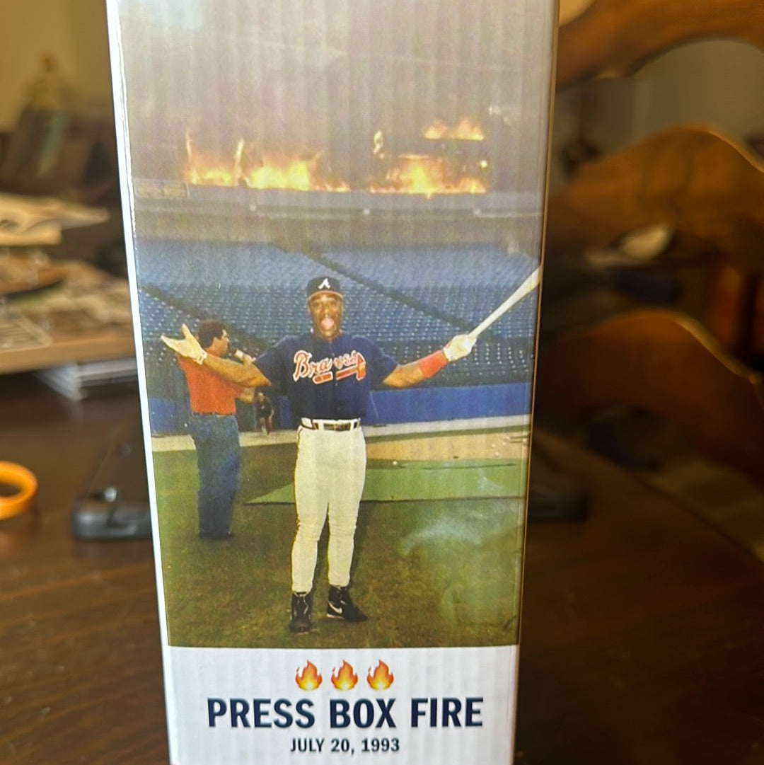 Ron Gant “Pressbox Fire” Bobblehead (2023)