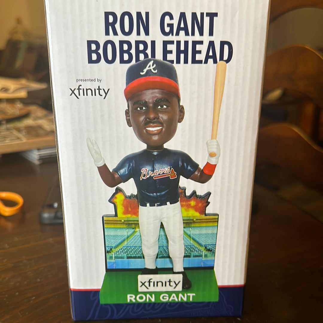 Ron Gant “Pressbox Fire” Bobblehead (2023)