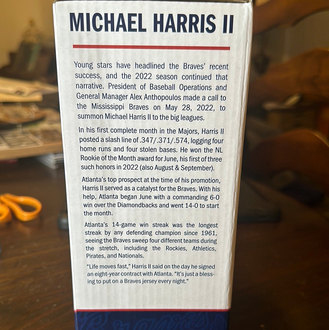 Michael Harris II “2022 ROTY” Bobblehead (2023)