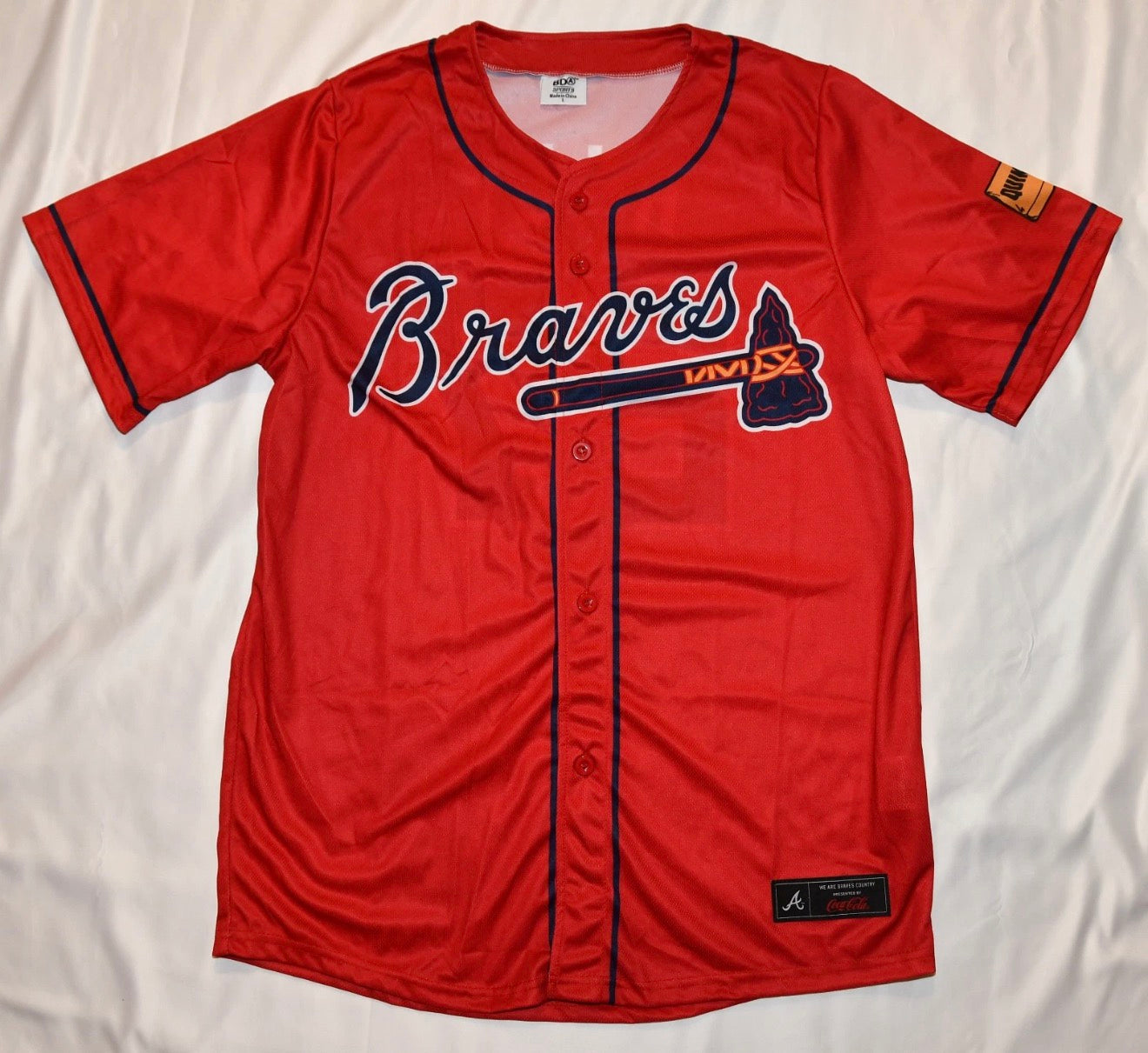 Red Jersey Austin Riley Sz Large SGA (2025)