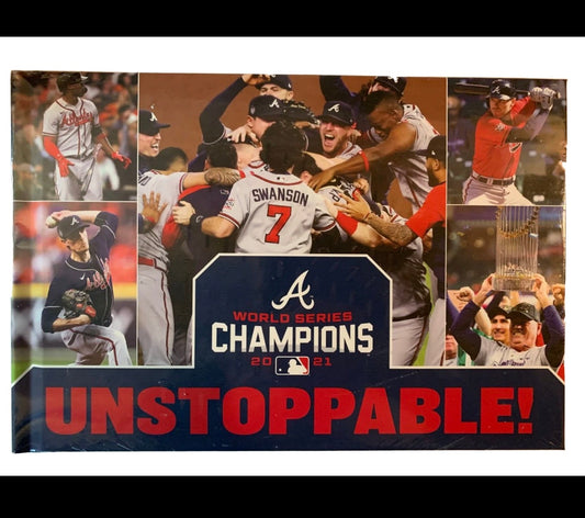 ATLANTA BRAVES 2021 WORLD SERIES CHAMPIONSHIPS OFFICIAL COMMEMORATIVE BOOK