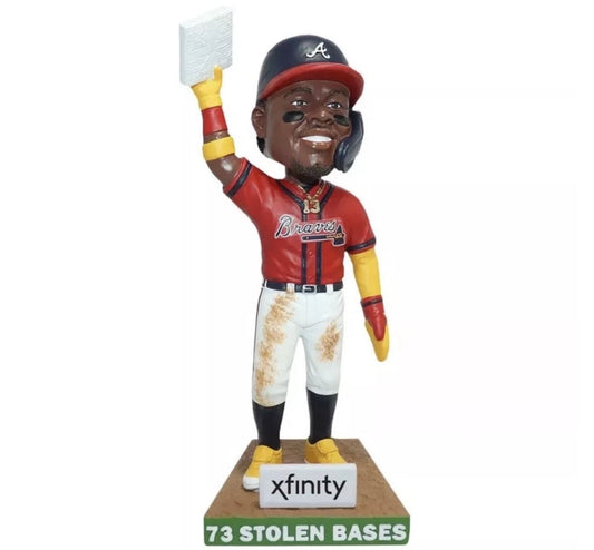 Ronald Acuna Franchise Stolen Base Record Bobblehead SGA (2024)